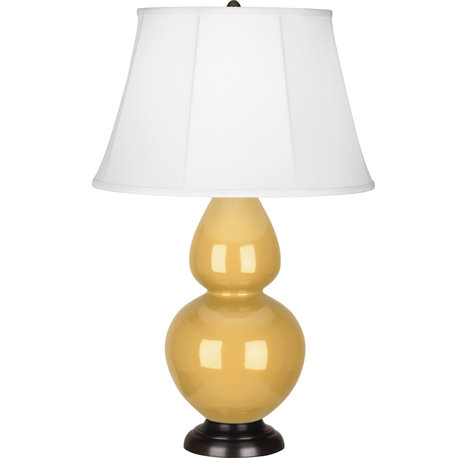 Double Gourd Table Lamp, Sunset Yellow