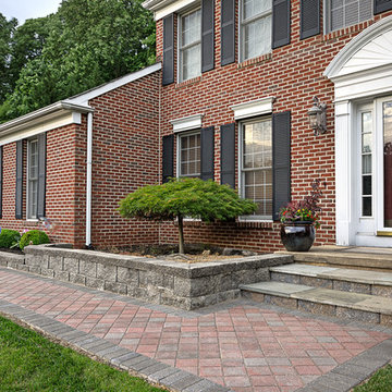 Front Concrete Paver Walkway