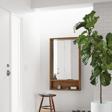 Loft Mirror with Shelf