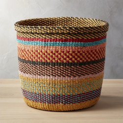 joya multi-color basket | CB2 - Baskets