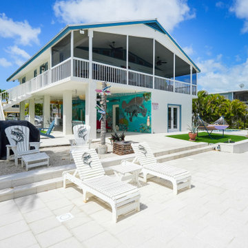 Florida Keys Renovation, Deck, Pool