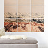 Deny Designs Iveta Abolina Pastel Mountains I Wood Wall Mural, 3'x3'