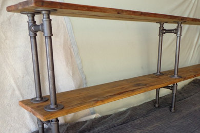 Industrial / Reclaimed Wood Sofa Table