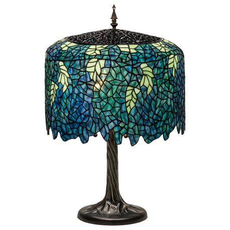 28 High Tiffany Wisteria Table Lamp