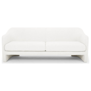 Metro Aksel Sofa White Boucle Upholstery