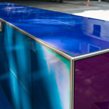 Temperature Sensitive Interactive Color Changing Bench