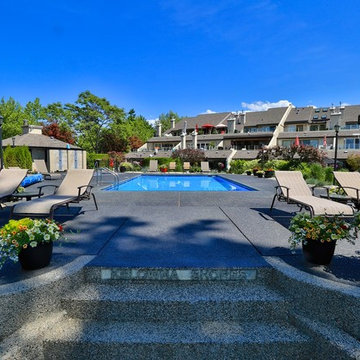 Exposed Aggregate Pool Deck