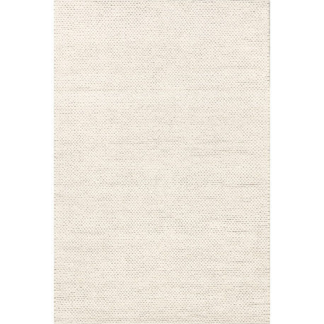 Nuloom Braided Wool Hand Woven Chunky Cable Rug, Off White 8'x10'