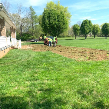 Removal of the lawn