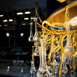 Timeless Luxury: Bringing a European-Inspired Kitchen to Life - Chandeliers