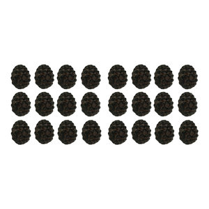 Rustic Pine Cones Decorative Cast Iron Drawer Or Cabinet Pull Set