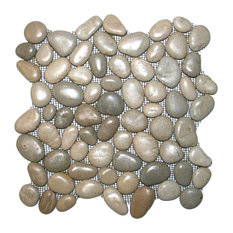 Glazed Bali Cloud Pebble Tile