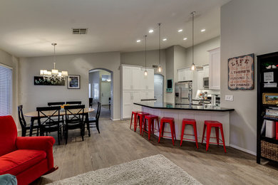 Elegant dining room photo in Phoenix