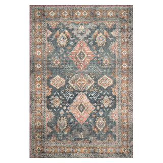 Loloi Padma PMA-01 Marine Multi Area Rug Round 3'0 x 3'0