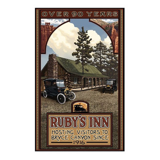 by Artist Paul A. Lanquist Ruby's Inn Bryce Canyon Art Print, 12