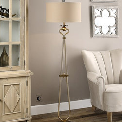 Arcella Floor Lamp | Uttermost - Floor Lamps