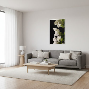 Single Snap Dragon Bloom Modern Style Wall Art