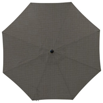 9' Round Universal Sunbrella Replacement Canopy, Graphite