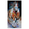 Marcia Baldwin 'Brave The Indian War Horse' Canvas Art, 24x12