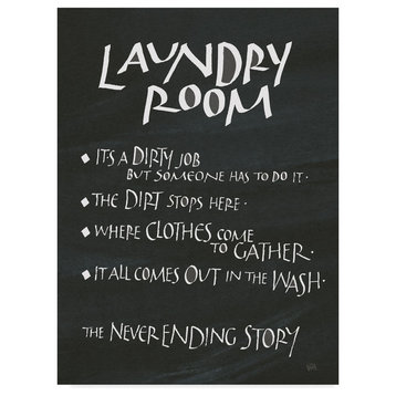 Chris Paschke 'Laundry Room Sayings' Canvas Art, 19"x14"
