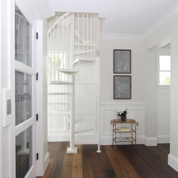 Coastal Hallway with Spiral Staircase
