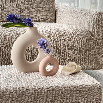 Ivory Sofa Slipcover | Microfibra Collection | Mamma Mia Covers