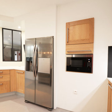 PROJET DE RÉNOVATION : CUISINE CONTEMPORAINE EN BOIS MASSIF MOLIETS