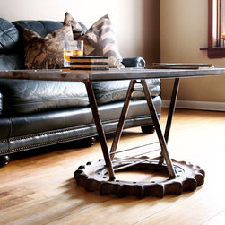 Bulldozer Gear Coffee Table - Coffee Tables