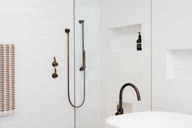 This is an example of a mediterranean bathroom in Sydney.
