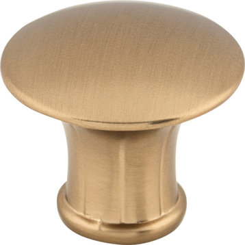Top Knobs M1593 Lund 1-1/4 Inch Mushroom Cabinet Knob - Brushed Bronze
