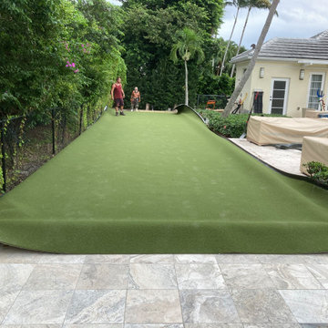 Palm Beach Proper, Bocce Ball Court Construction