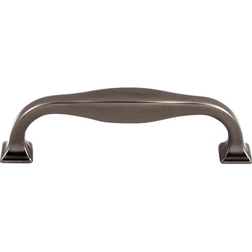 Top Knobs  - TK722AG - Contour Pull 3 3/4 Inch (c-c) - Ash Gray