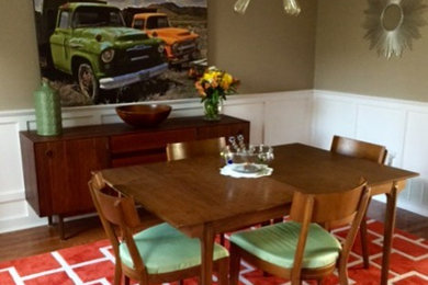 1960s dining room photo in Philadelphia