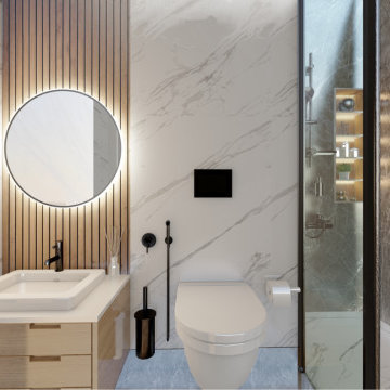 Minimal Bathroom Renovation in Barking
