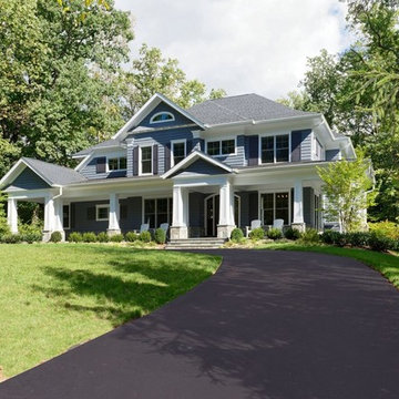 Arts and Crafts Custom Home With A Modern Flair by Meridian Homes