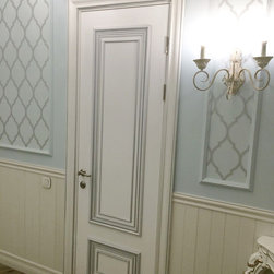 Private Residence - Palazzo 2 Polar White w/ Silver Patina - Interior Doors