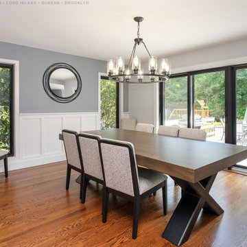 New Sliding Glass Door and Windows in Phenomenal Dining Room - Renewal by Anders