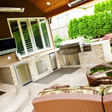 Counter outside kitchen window