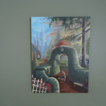 "The Runner's Dog" original painting