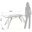 Hairpin Black and Glass Table