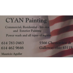 Cyan Painting