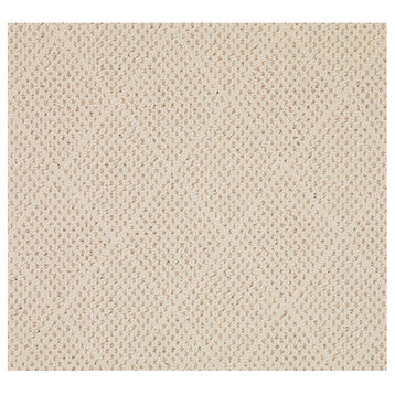 Shoal White Wicker Machine Woven Rectangle Rug, 4'x6'