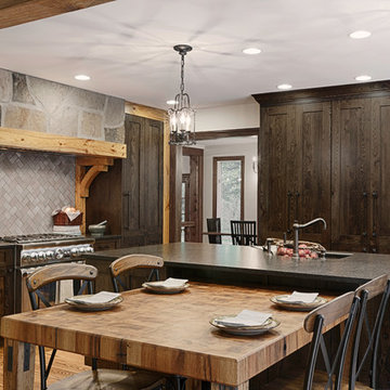 Artisan Tudor with Quartersawn Oak and Custom Butcher Block