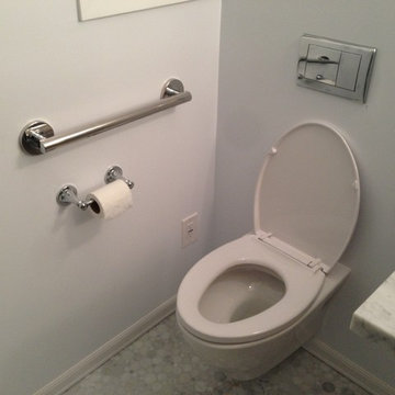 Accessible Bathroom and Vertical Platform Lift.
