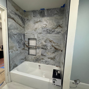 Home Remodel/ One Bath/paint/popcorn removal/LED Can lights/baseboards/Flooring