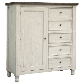 Stonegate Rustic Farmhouse Solid Wood Gentleman Chest