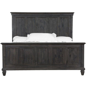 Magnussen Calistoga Panel Bed in Charcoal, King