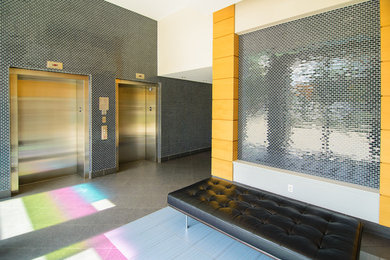 Example of a trendy hallway design in Vancouver