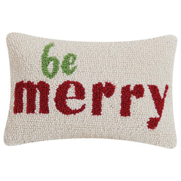 Be Merry Hook Pillow
