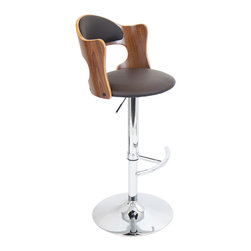 Cello Bar Stool - WALNUT/BROWN - Bar Stools And Counter Stools